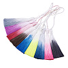 Spritewelry 27Pcs 9 Colors Polyester Tassel Big Pendants FIND-SW0001-14-2