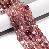 Natural Strawberry Quartz Beads Strands G-G146-A15-01-2