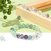 DIY Natural Fluorite Beads Jewelry Set Making DIY-LS0002-72-6