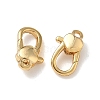 Brass Lobster Claw Clasps KK-Z136-21G-02-2