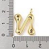 Rack Plating Brass Micro Pave Cubic Zirconia Pendants KK-A200-24G-N-3
