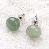 Natural & Synthetic Mixed Stone Stud Earrings G-F267-09-2