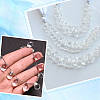 Transparent Electroplate Glass Beads Strands EGLA-SP0001-05B-6