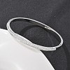 304 Stainless Steel Rhinestone Bangles for Women BJEW-Z092-12P-1