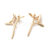 Brass Peg Bails Pendants KK-F808-03G-2