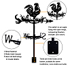 Orangutan Iron Wind Direction Indicator AJEW-WH0265-012-3