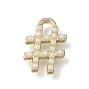 Brass & Plastic Pearl Pendants PL-CBAE379-06LG-B-1