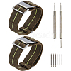 Nylon Watch Bands AJEW-WH0643-117D-1