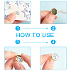 DICOSMETIC DIY Blank Half Round Clip-on Earring Making Kits DIY-DC0001-59-4