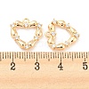 Brass Micro Pave Cubic Zirconia Pendants X-KK-E090-14G-3