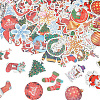 1 Bag Christmas Theme Paper Self-Adhesive Stickers DIY-SC0032-88-1
