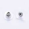 304 Stainless Steel Bullet Clutch Earring Backs STAS-S113-003P-2