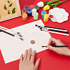 2 Sets 2 Styles Wood Makeup Mask Brush FIND-GF0006-73-3