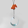 Goldfish Iron Wind Chime HJEW-WH0071-27B-01-1