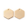 Brass Charms X-KK-G331-85G-NF-1