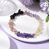 Pisces Guardian Gemstone Stretch Bracelets BJEW-JB11108-02-2