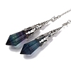 Natural Fluorite Pointed Dowsing Pendulum Big Pendants G-H285-06P-A30-2