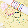 7 Strands 7 Styles Electroplate Glass Beads Strands EGLA-YW0003-94A-5