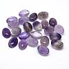 Natural Amethyst Gemstone Oval Cabochons X-G-J329-13-8x10mm-1