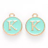 Golden Plated Alloy Enamel Charms LS-ENAM-S118-05K-1