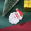 Christmas Theme Plastic Claw Hair Clips PW-WGCD0CA-02-1