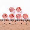 Transparent Acrylic Beads TACR-S154-15B-52-4
