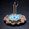 Lotus Ceramics Incense Burners PW-WG180BE-08-1