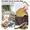 Rectangle Velvet Jewelry Zipper Storage Bags ABAG-WH0709-437B-5