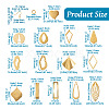 DIY Geometry Earring Making Kit DIY-TA0004-67-13