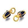 Alloy Enamel Charms KK-N238-064A-1