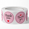 Thank You Flat Round Self Adhesive Paper Stickers Roll PW-WG64771-01-5