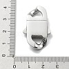 304 Stainless Steel Bayonet Clasps STAS-B082-01E-P-3