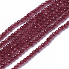 Natural Jade Beads Strands G-F596-46C-3mm-1