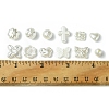 ABS Plastic Imitation Pearl Bead SACR-FS0001-82-5