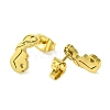 Thanksgiving Day Theme 304 Stainless Steel Stud Earrings LS-EJEW-B041-01G-02-2