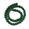 Natural Mashan Jade Round Beads Strands G-D263-8mm-XS35-5