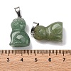 Natural Green Aventurine Pendants G-B127-08P-05-3