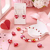 5Pcs Glass Enamel Beads GLAA-TA0003-55-6