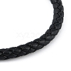 Braided Microfiber Leather Cord Bracelets BJEW-P328-04G-2