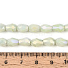 Anti-Tarnish Electroplate Glass Beads Strands X-GLAA-T025-13A-04-4