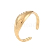 304 Stainless Steel Open Cuff Rings for Women RJEW-C095-07G-1