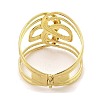 Iron Hollow Bangles for Women BJEW-L629-16G-4