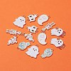 14Pcs 7 Style Alloy Enamel Pendants ENAM-FS0001-28-2