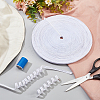 Polyester Covered Brass Boning for Bridal Dress Bustle FIND-WH0128-82-5