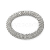 304 Stainless Steel Stretch Bangles for Women BJEW-P315-02E-P-4