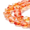 Transparent Glass Beads Strand GLAA-F112-04F-4