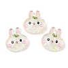 Printed Translucent Epoxy Resin Cabochons RESI-XCP0002-63A-1