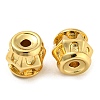 Rack Plating Eco-Friendly Brass Beads KK-M258-08G-2