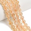 Natural Citrine Beads Strands GG-CBACB71-03-8mm-1