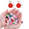 72Pcs 9 Colors Alloy Enamel Pendants ENAM-SZ0001-79A-01-2